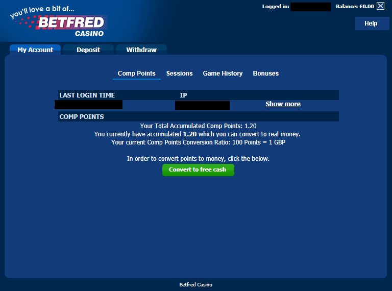 Betfred comp points calculator